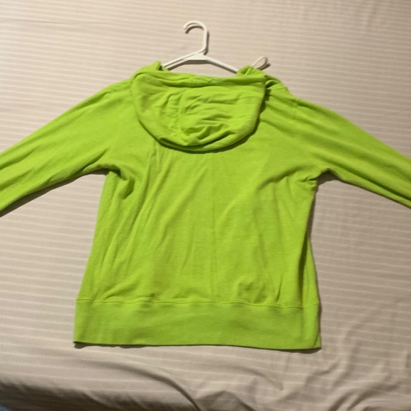 Nike Neon green zip up sweater - Picture 4 of 4